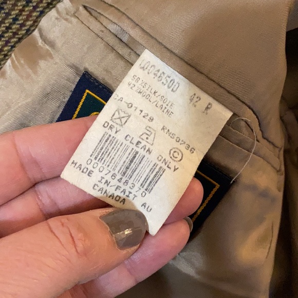 CHAPS/RALPH LAUREN Stolen from the men’s closet. Lightweight silk & wool. Beaut! - Picture 8 of 13